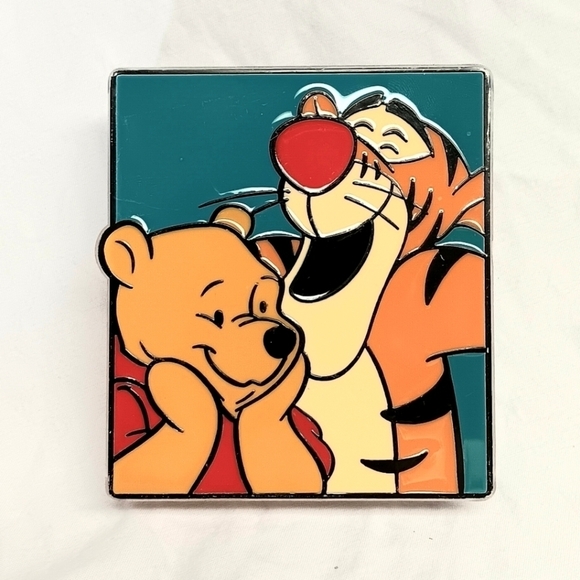 VTG Disney Winnie the Pooh Tigger Trinket Box Jewelry Holder Plastic Acrylic - Picture 1 of 9